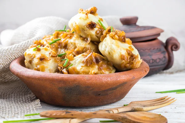 Ukrainian dumplings — Stock Photo, Image