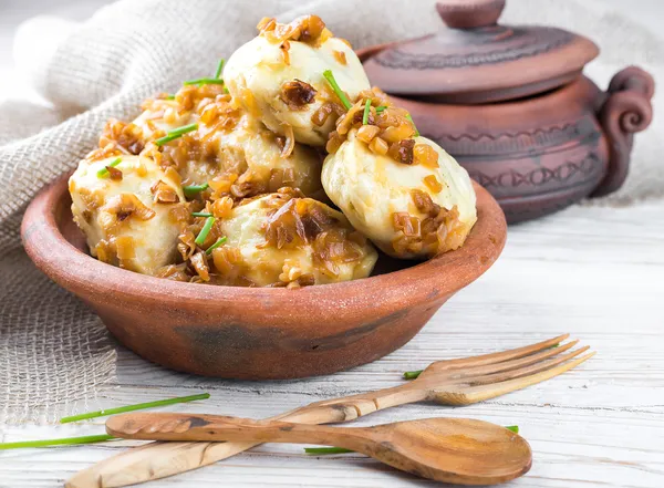 Ukrainian dumplings — Stock Photo, Image