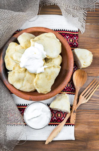 Ukrainian dumplings — Stock Photo, Image