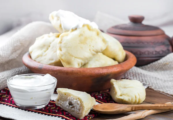 Ukrainian dumplings — Stock Photo, Image