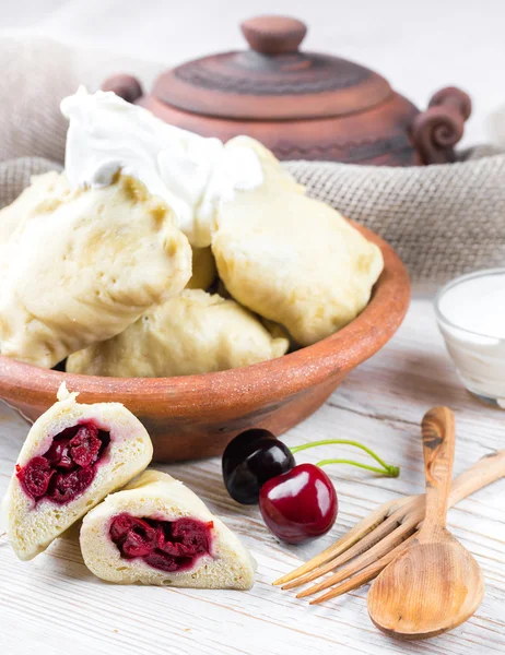 Ukrainska kroppkakor — Stockfoto