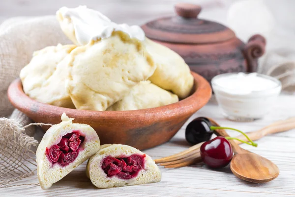 Ukrainian dumplings — Stock Photo, Image