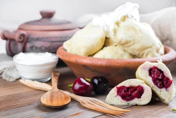 Ukrainian dumplings — Stock Photo, Image