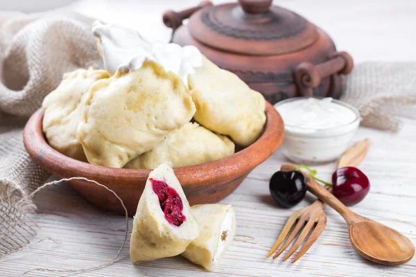 Ukrainian dumplings — Stock Photo, Image