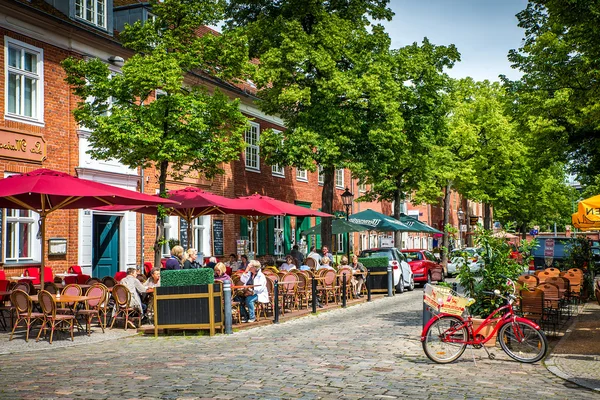 Straßencafé, Berlin — Stockfoto