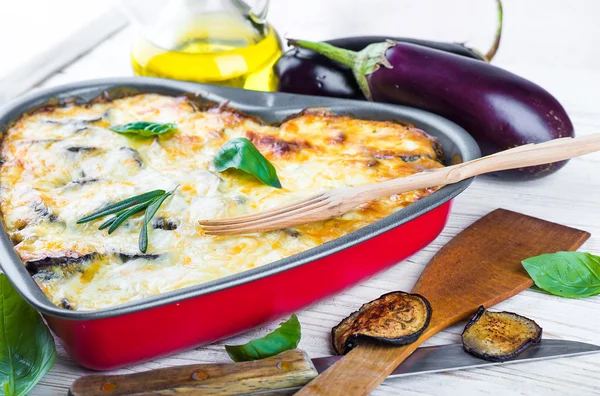 Moussaka greco — Foto Stock