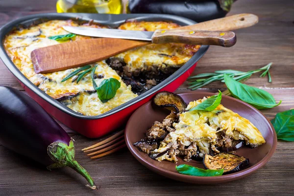 Moussaka griego —  Fotos de Stock