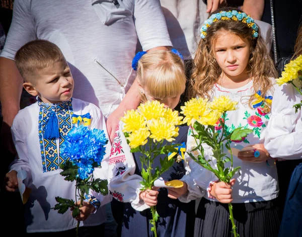 Kyiv September Vakantie Van Eerste Schooldag Oekraïne September 2022 Kiev — Stockfoto