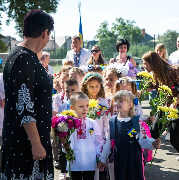 Kyiv Septembre Fête Première Journée Scolaire Ukraine Septembre 2022 Kiev — Photo