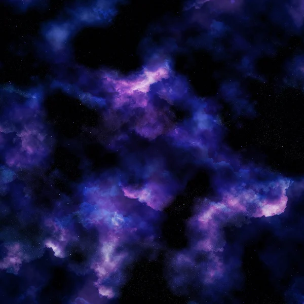 Красочная космическая туманность — стоковое фото