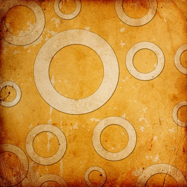 Abstract Ιστορικό με διάσπαρτα κύκλους — Φωτογραφία Αρχείου