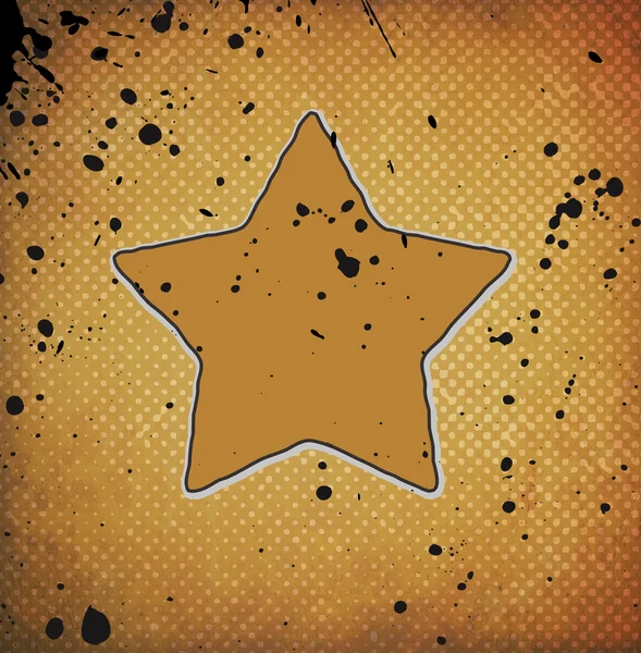 Grunge star — Stockfoto