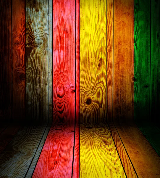 Sfondo di legno colorato — Foto Stock