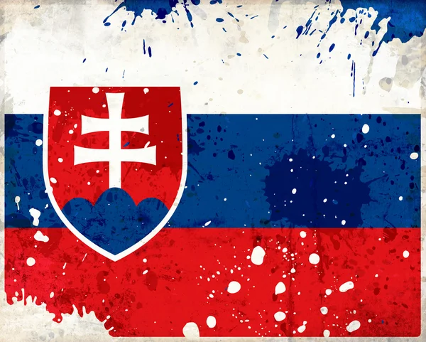 Grunge Slovakia flag — Stock Photo, Image