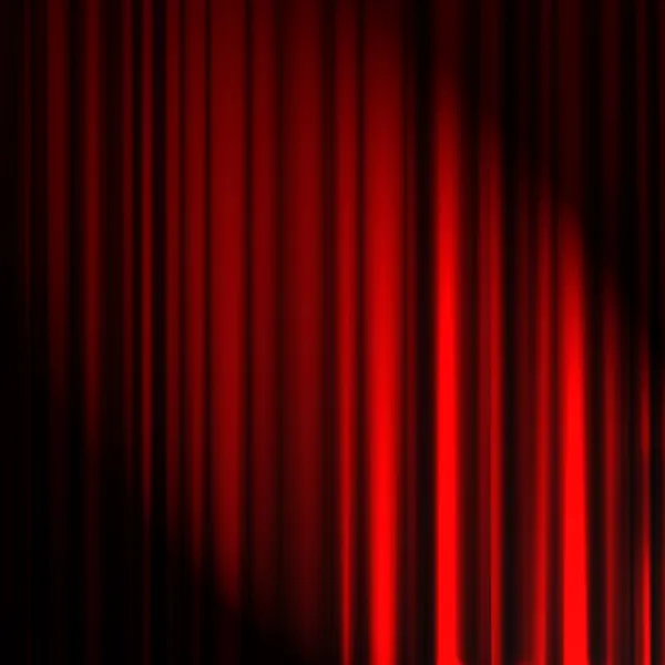 Red curtain — Stock Photo, Image