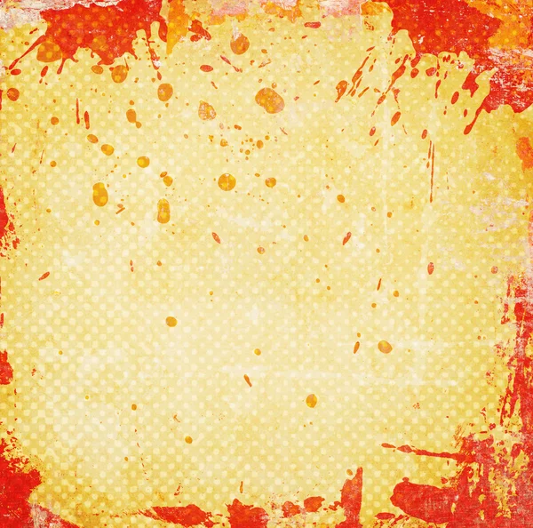 Orange grunge background with stains — Stock Photo, Image