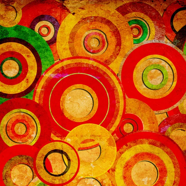 Grunge cirklar abstrakt bakgrund — Stockfoto