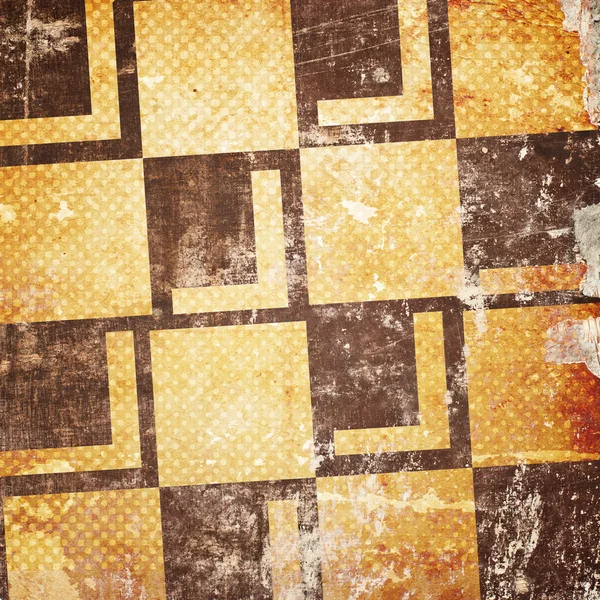 Grungy Schachbrett Hintergrund mit Flecken — Stockfoto