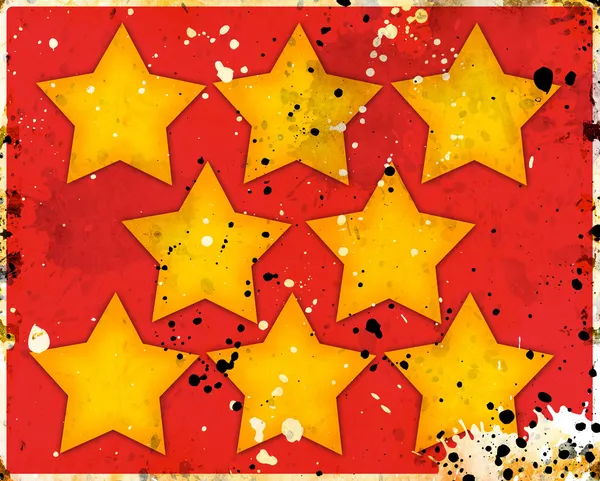 Abstract stars on grunge background — Stock Photo, Image