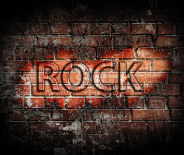 Grunge rock müzik poster