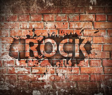 Grunge rock müzik poster