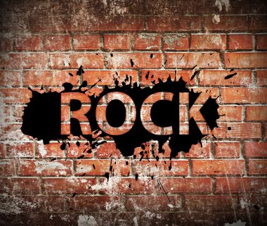 Grunge rock müzik poster