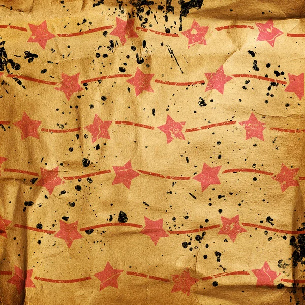 Абстрактные звезды на гранжевом фоне — стоковое фото