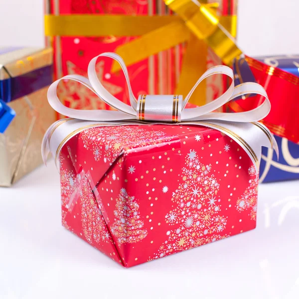 Christmas gift boxes — Stock Photo, Image