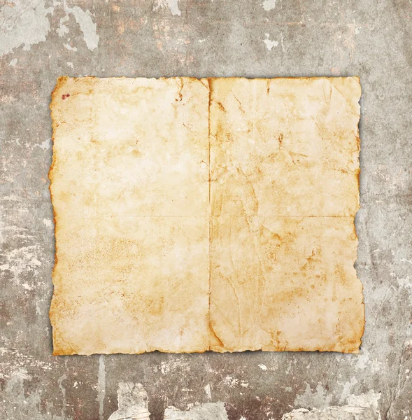 Grunge zemin üzerine eski kağıt — Stok fotoğraf
