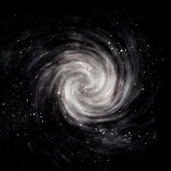渦巻銀河であるスペース — ストック写真