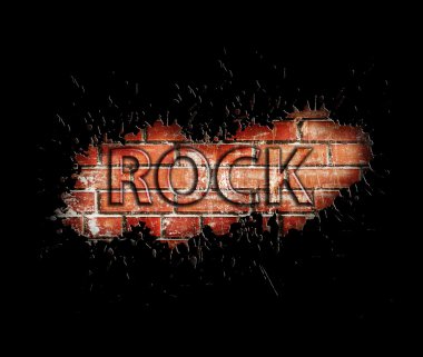 Grunge rock müzik poster