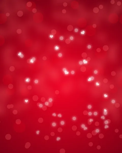 Valentine's day background with hearts — Stock Photo, Image