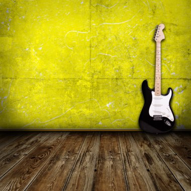 Odada elektro gitar