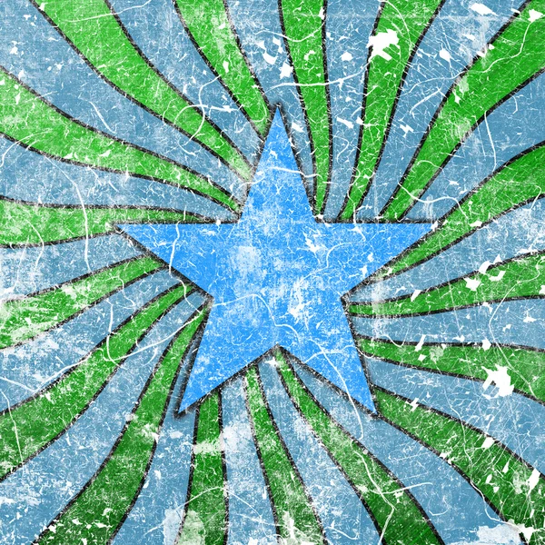 Estrela azul — Fotografia de Stock