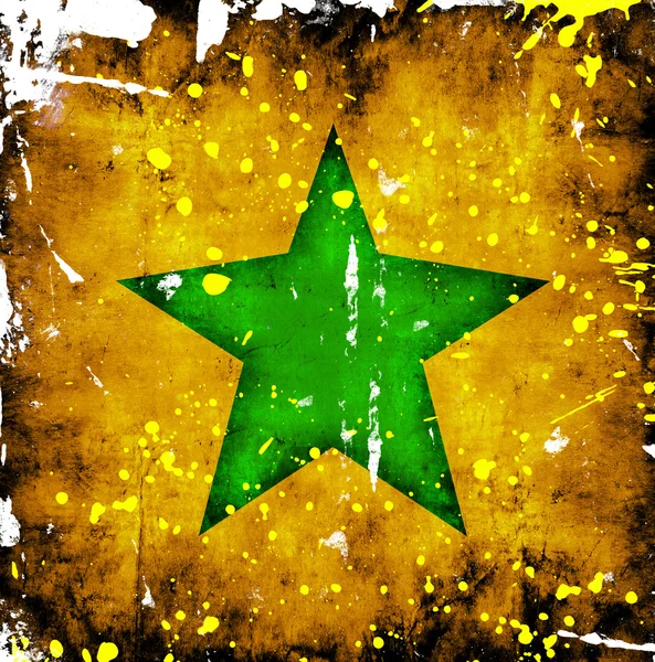Green star — Stock Photo, Image