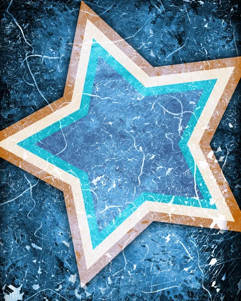 Grunge Hintergrund mit Sternen — Stockfoto