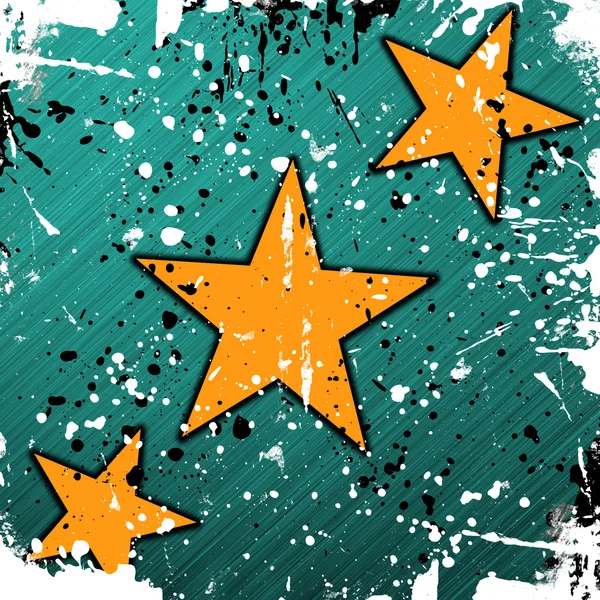 Orange stars — Stock Photo, Image