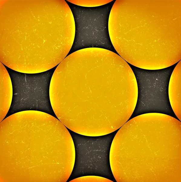 グランジ背景上の抽象的な円 — ストック写真