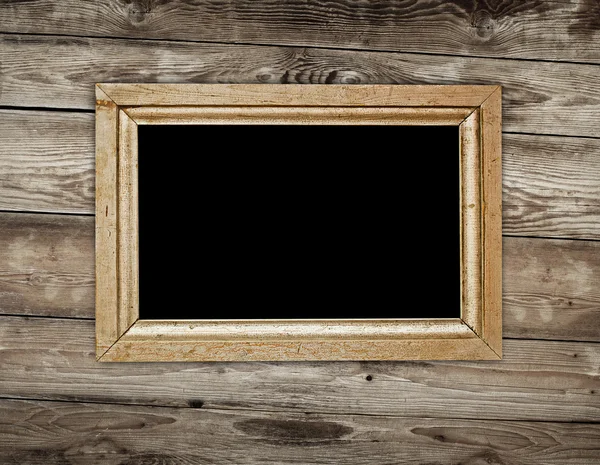 Vintage frame on wood background — Stock Photo, Image