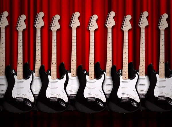 Electric guitars in the room — Stock Photo, Image