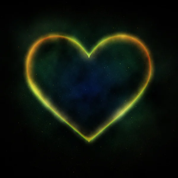 Glowing heart — Stock Photo, Image