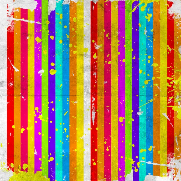 Grunge bakgrund med färg rand — Stockfoto