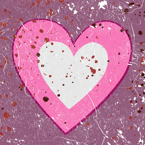 Grunge Love Background — Stockfoto