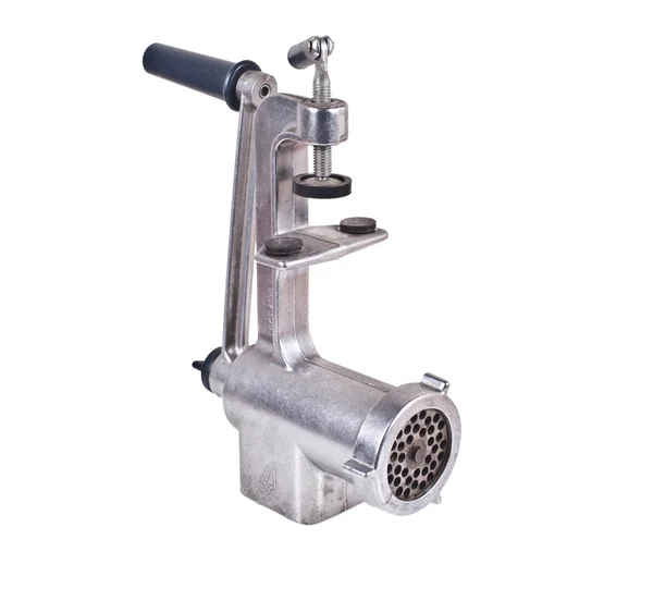 Meat grinder on a white background — Stock Photo, Image