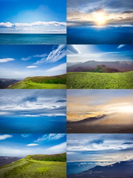 Collage of landscapes — Stock Photo, Image