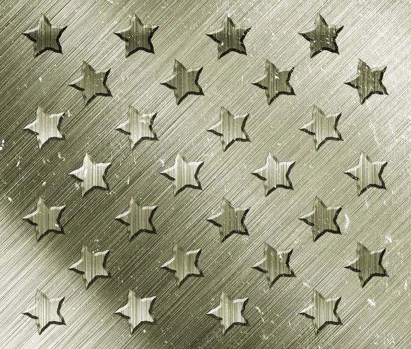 Militaire grunge met sterren — Stockfoto