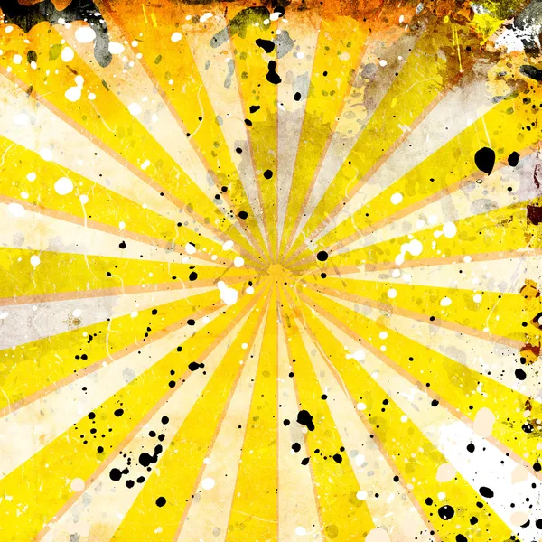ウォールグランジのヴィンテージ抽象的な太陽の光線 — ストック写真