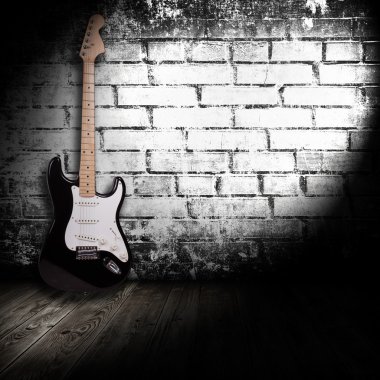 Odada elektro gitar