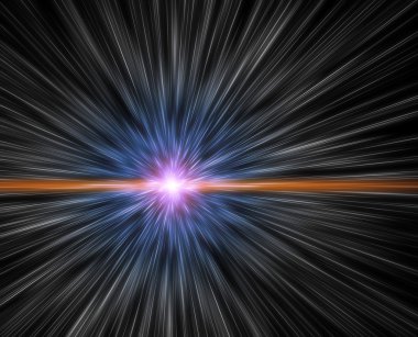 mavi bir arka plan üzerinde flash