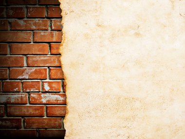 eski kağıt üzerinde brickwall